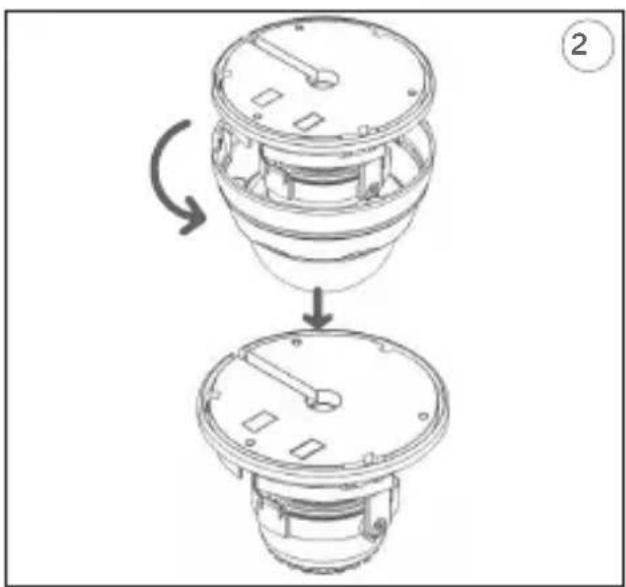 GROTHE VK 1093/125M4I - Fissaggio a soffitto - 2