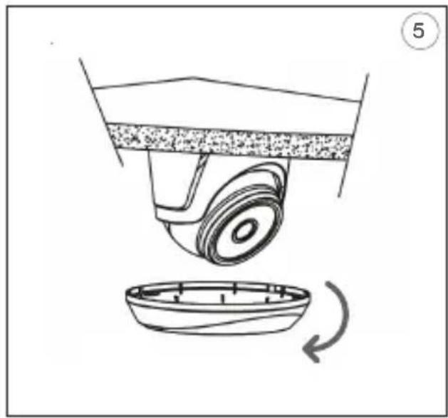 GROTHE VK 1093/125M4I - Fixation au plafond - 3