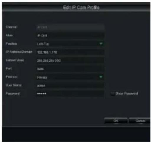 GROTHE NVR 1098/324P - To continue manually adding IP cameras: - 3