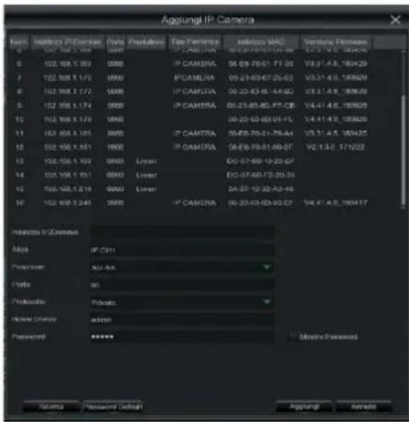 GROTHE NVR 1098/324P - CONFIGURAZIONE CANALI IP - 2