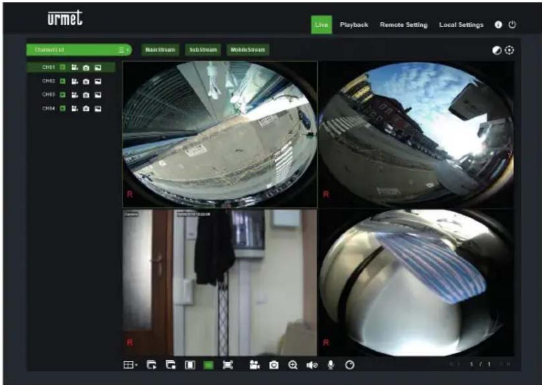 GROTHE NVR 1098/332 - Visualización desde el Navegador de PC - 3