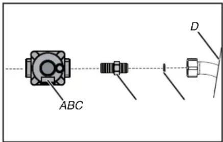 JENN-AIR JGCK424PS - A QUALIFIED SERVICE MAN OR GAS APPLIANCE INSTALLER MUST MAKE THE GAS SUPPLY CONNECTION. - 1