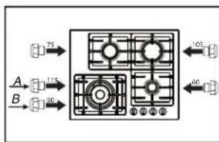 JENN-AIR JGCK424PS - Injectors position - 2