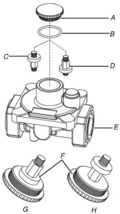 JENN-AIR JGCK424PS - Pressure regulator conversion - 1