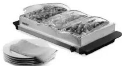 HomeCraft HCBS25SS - BUFFET SERVER - 1