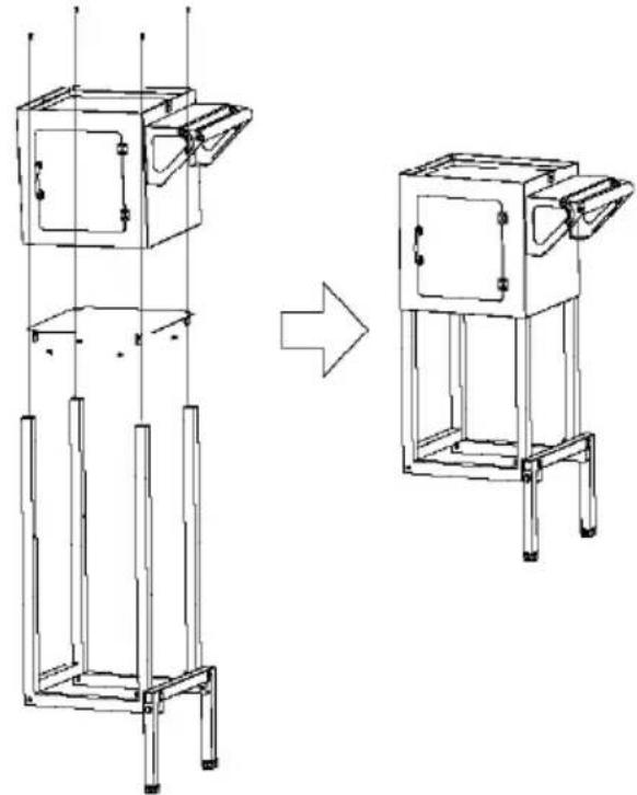 Kraft OMHDFWCRT6 - Armado del Soporte de la Base - 3