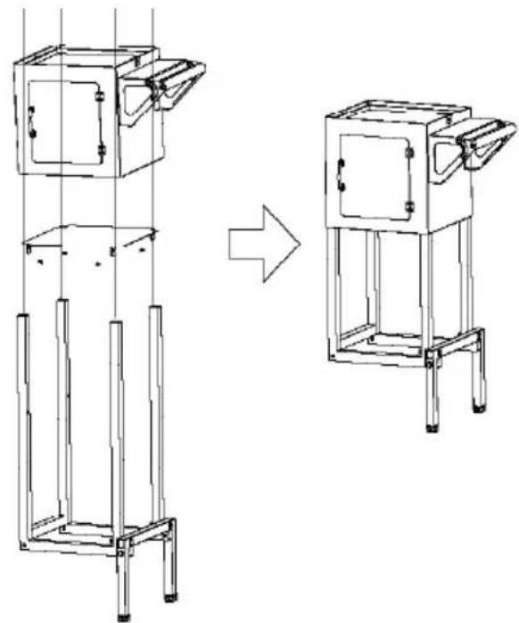 Kraft OMHDFWCRT6 - Assemblage de la base - 3