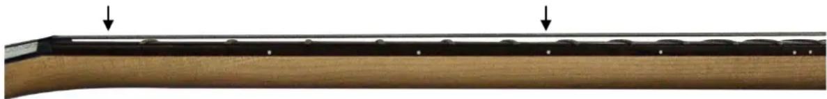 Cort G110 - Controllare la curvatura del manico - 1