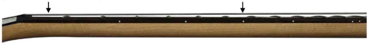 Cort G110 - Checking neck bow - 1