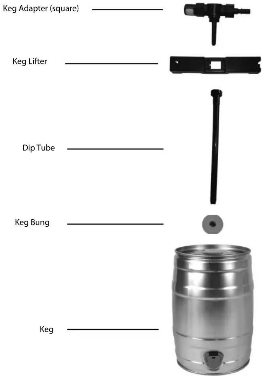 HomeCraft HCCBD5BS - Assembly of 5L Standard Non-Pressurized Kegs - 1