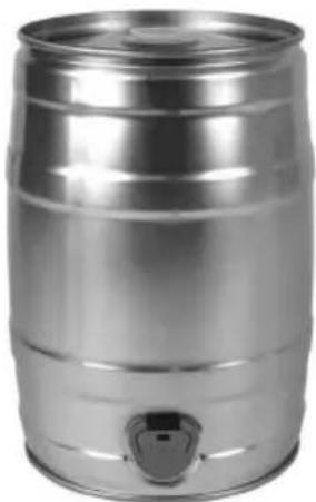 HomeCraft HCCBD5BS - 5L Barriles estándar no presurizados - 5