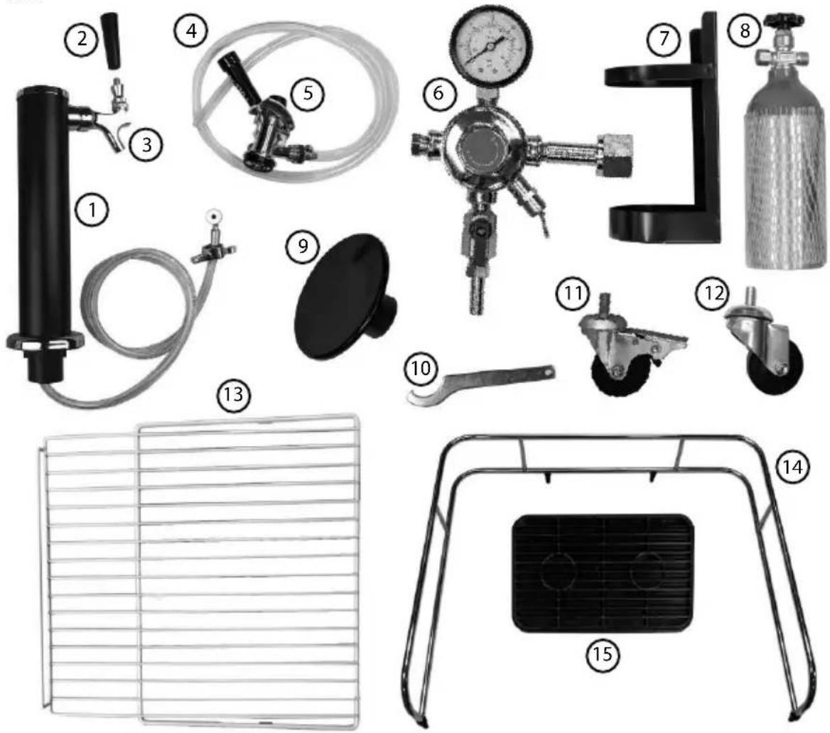 HomeCraft BK49BS - Washers / Beer Line Adapter Parts - 15