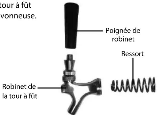 HomeCraft BK49BS - Nettoyer le robinet de la tour - 2