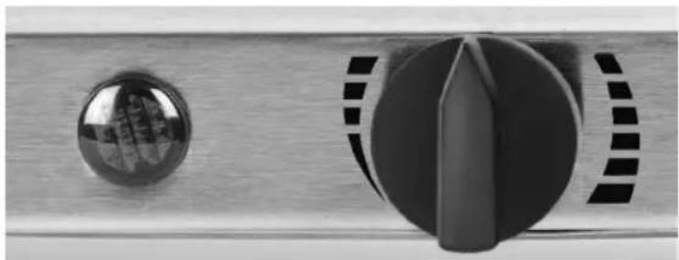 HomeCraft BCD122 - BOUTON DE COMMANDE DE LA TEMPERATURE et VOYANT LUMINEUX - 1