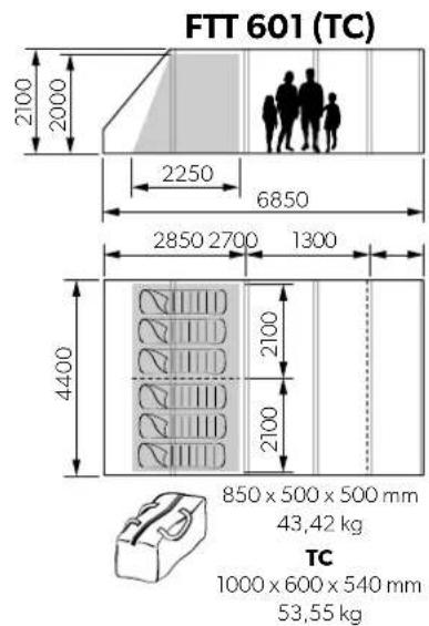DOMETIC Boracay FTC 301 AIR - TENTS INFALTABLE TENTS - 5
