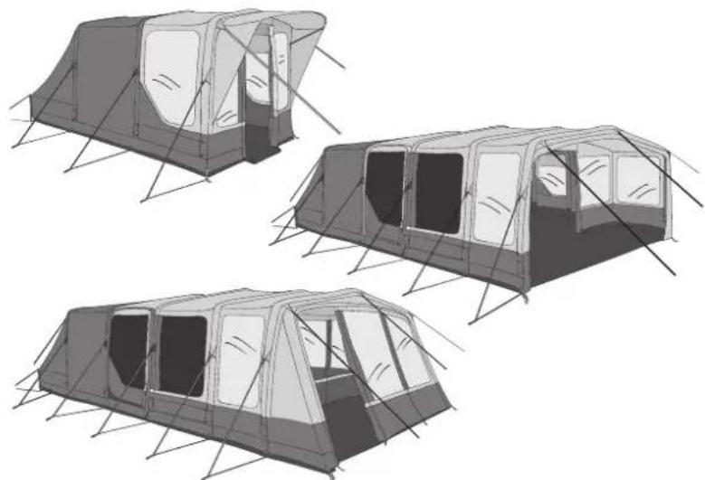 DOMETIC Boracay FTC 301 AIR - TENTS INFALTABLE TENTS - 1