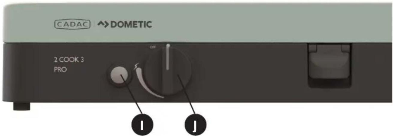 CADAC ↗ DOMETIC 2 COOK 3 PRO OFF I J