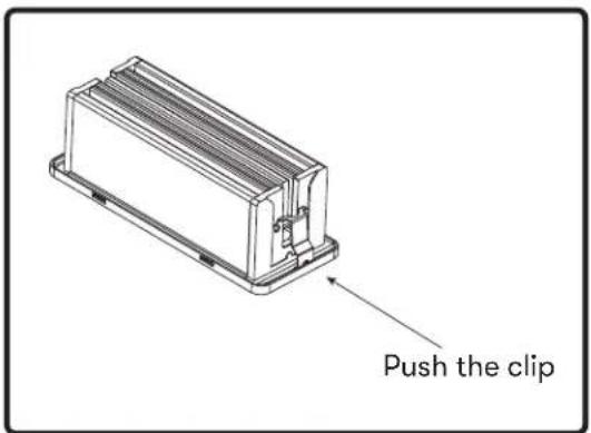 Push the clip