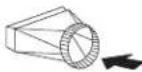 Zephyr ZVO-E30BG - x 1", wood screws (2) - 17