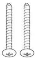 Zephyr ZVO-E30BG - x 1", wood screws (2) - 1