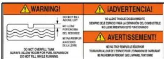 Generac G0077050 - Replacement Hazard Labels - 2