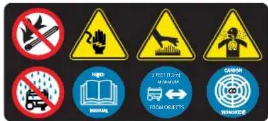 Generac G0089170 - Replacement Hazard Labels - 1