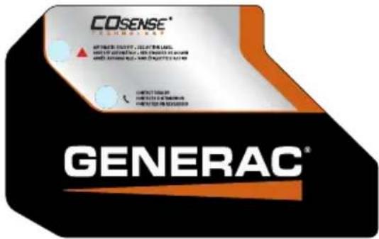 Generac G0080110 - Etiquetas de peligro de reemplazo - 5