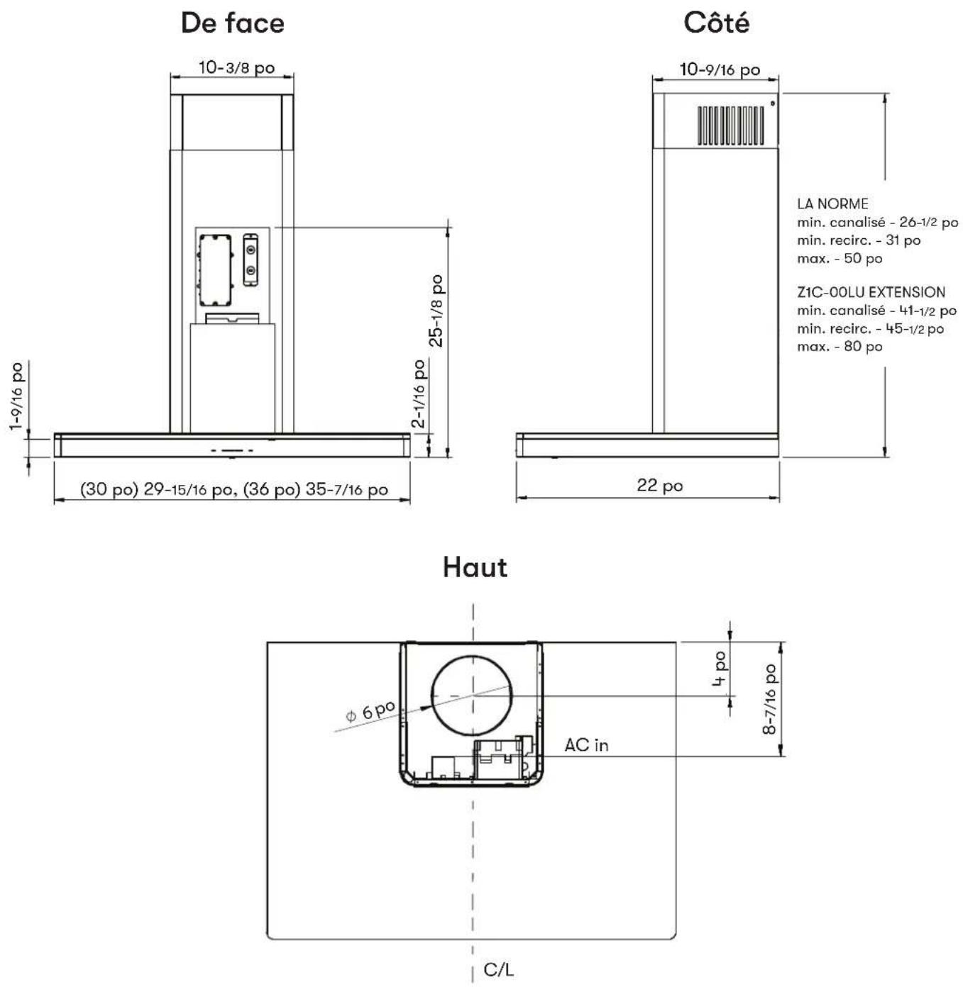 Zephyr ZLU-E30CS - ATTENTION - 6