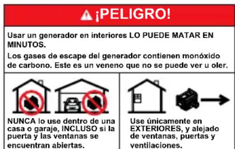 Generac G0071280 - Símbolos de seguridad y significados - 1
