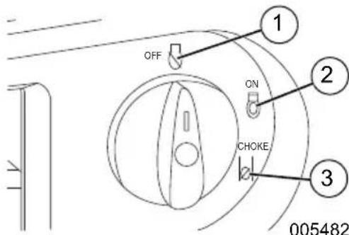 Generac G0071280 - Off/On/Choke Switch - 1