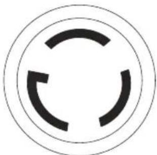 Generac G0077230 - Toma de corriente de 120 VCA y 30 A - 1