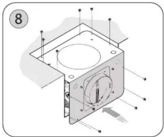 Zephyr DME-E48ASSX - Installation - Internal Blower - 9