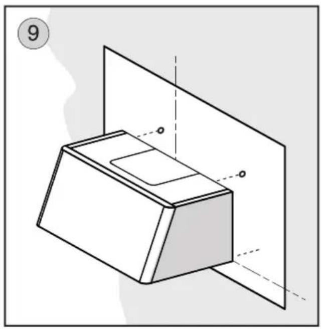 Zephyr DME-E48ASSX - ■ MOUNTING TO THE WALL - 2