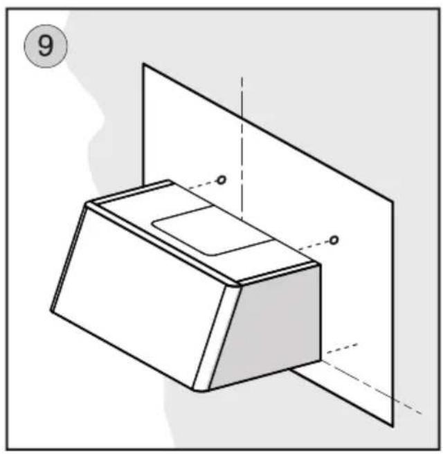 Zephyr DME-E48AMBX - ■FIXATION AU MUR - 2