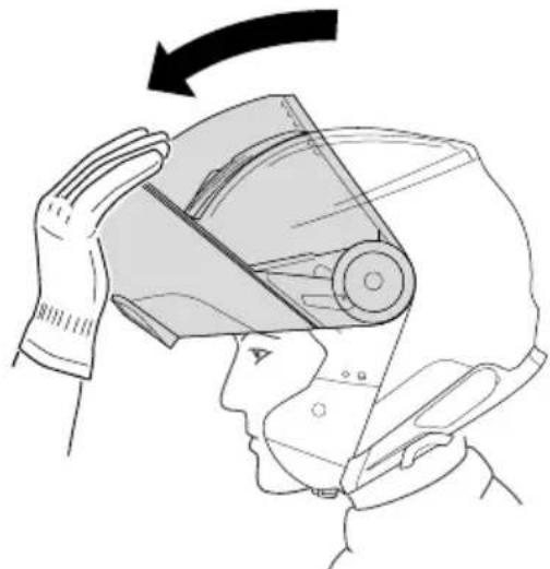 Schuberth C5 - CLOSING THE CHIN BAR - 1