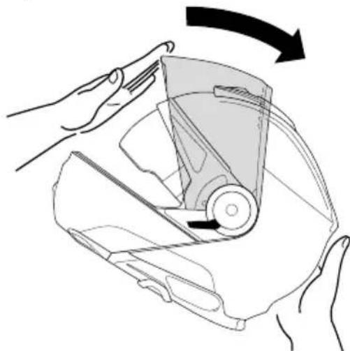 Schuberth C5 - Removing the visor - 1