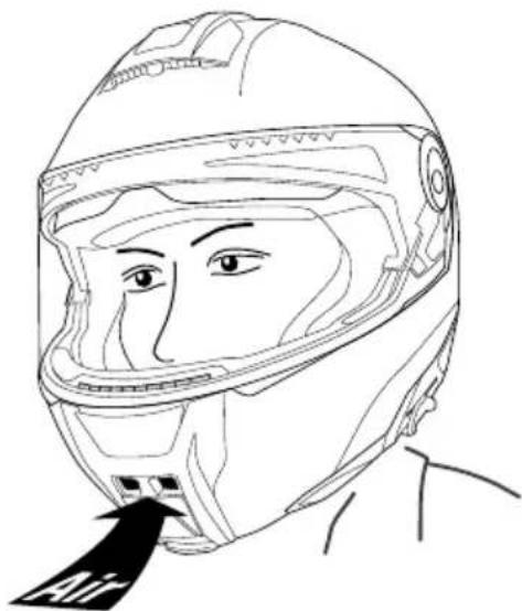 Schuberth C5 - BELÜFTUNG 3 - KINNBELÜFTUNG - 1
