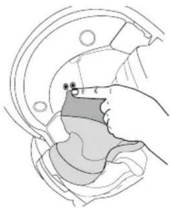 Schuberth C5 - inStallatiOn heaD paD - 2