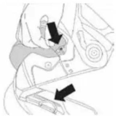 Schuberth C5 - Fitting the sun visor - 2