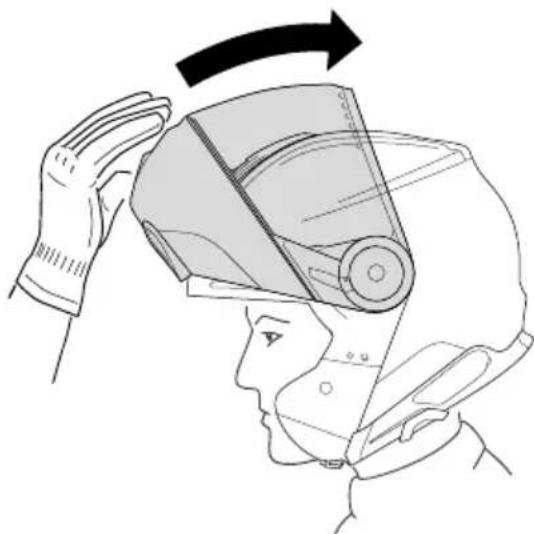 Schuberth C5 - apertura Della MentOniera - 2