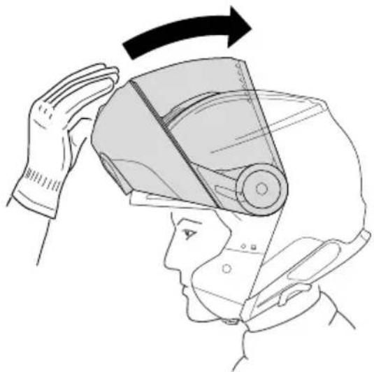 Schuberth C5 - ÖFFNEN DES KINNTEILS - 2