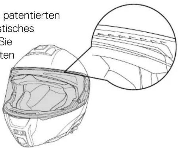 Schuberth C5 - Visierturbulatoren - 1