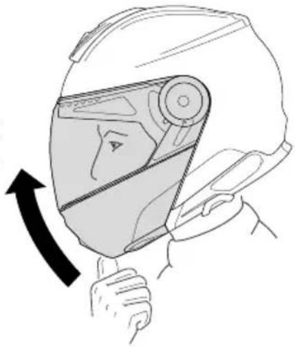 Schuberth C5 - apertura Della MentOniera - 1