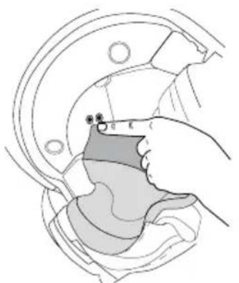 Schuberth C5 - inStallatiOn heaD paD - 4