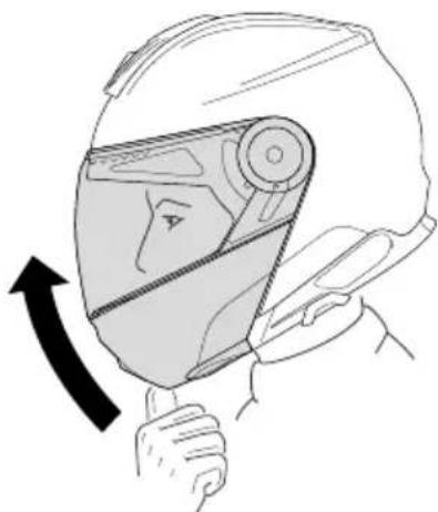 Schuberth C5 - ABRIR LA CARRILLERA - 1
