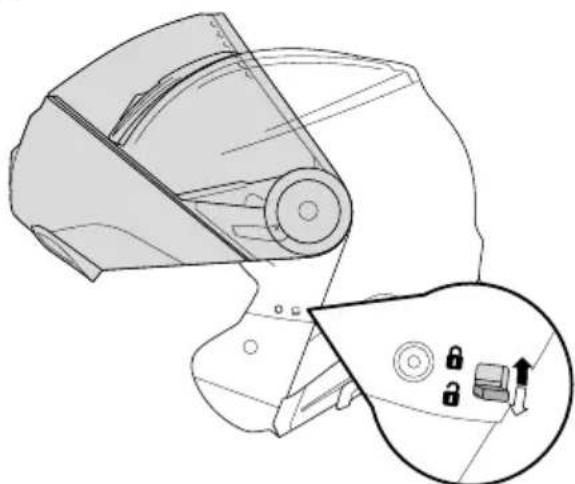 Schuberth C5 - apertura Della MentOniera - 3