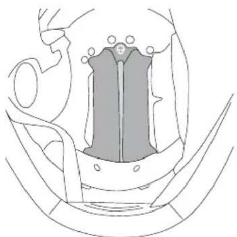 Schuberth C5 - VENTILATION 3 - AÉRATION DE LA TÊTE - 2