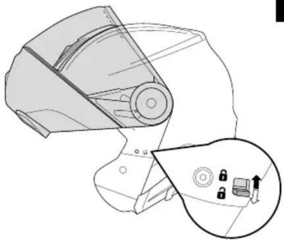 Schuberth C5 - ABRIR LA CARRILLERA - 3