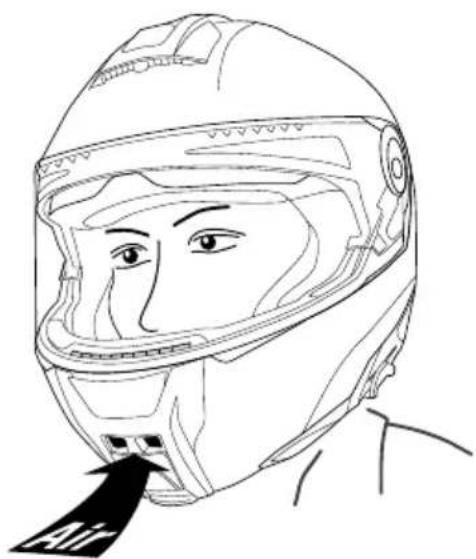 Schuberth C5 - SISTEMA DE VENTILACIÓN 3 - VENTILACIÓN DEL MENTÓN - 1