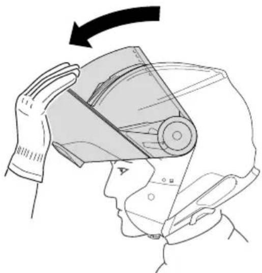 Schuberth C5 - SChlieSSen DeS KinnteilS - 1
